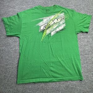 FMF Racing T Shirt Mens XL Green Motocross Dirt Bike Graphic Tee